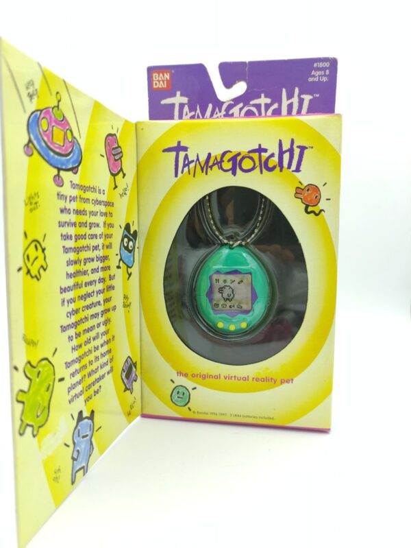 Tamagotchi Original P1/P2 Green w/ blue Bandai 1997 English Boutique-Tamagotchis 2