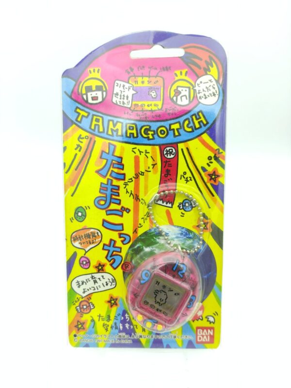 Tamagotchi Original P1/P2 Clear pink w/ blue Bandai 1997 Boutique-Tamagotchis 2