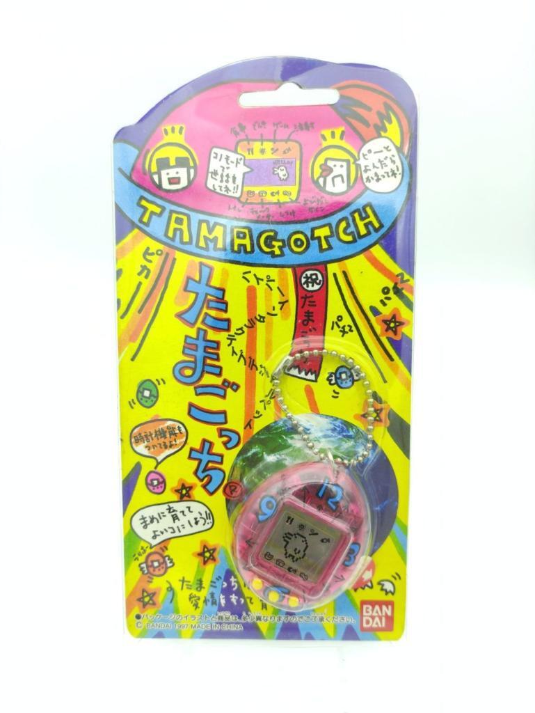 Tamagotchi Original P1/P2 Blue w/ silver Bandai 1997 English - Boutique
