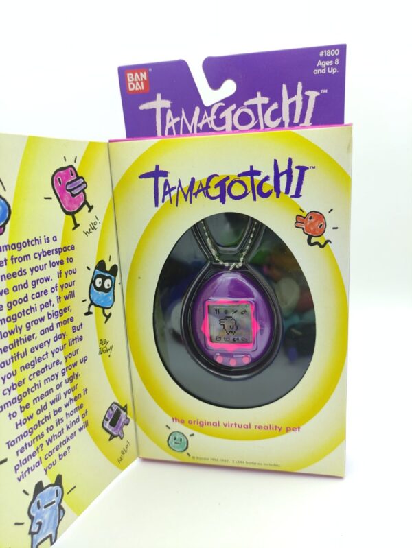 Tamagotchi Original P1/P2 Purple w/ pink Bandai 1997 English Boutique-Tamagotchis 2