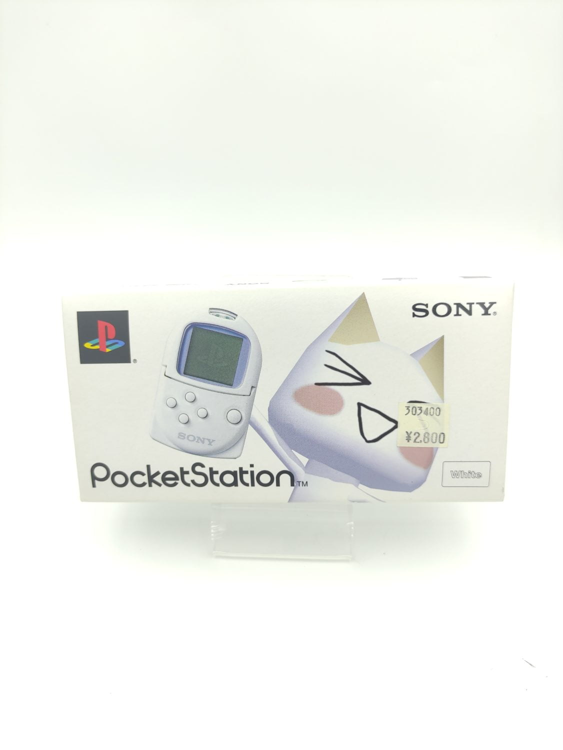 Sony Pocket Station memory card white In Box Manual SCPH-4000 