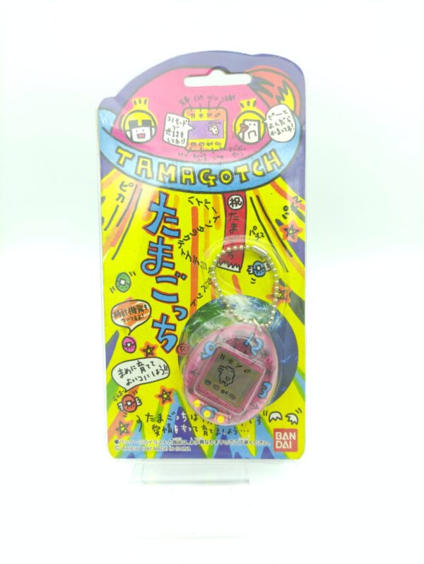 Tamagotchi Original P1/P2 Clear pink w/ blue Bandai boxed 1997 Boutique-Tamagotchis 2