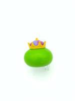 Dragon Quest Soft Vinyl Monster King Slime PVC Figure 4cm Green Buy-Tamagotchis 4