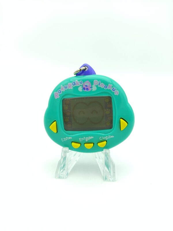 RakuRaku Dinokun Dinkie Dino White Pocket Game Virtual Pet Green Japan Boutique-Tamagotchis