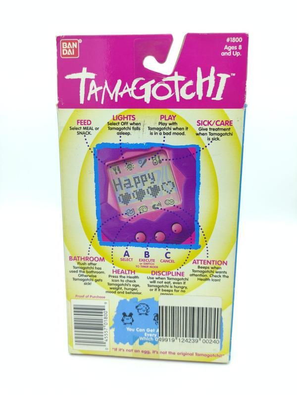 Tamagotchi Original P1/P2 Red 1997 English Asian Design India Buy-Tamagotchis 3