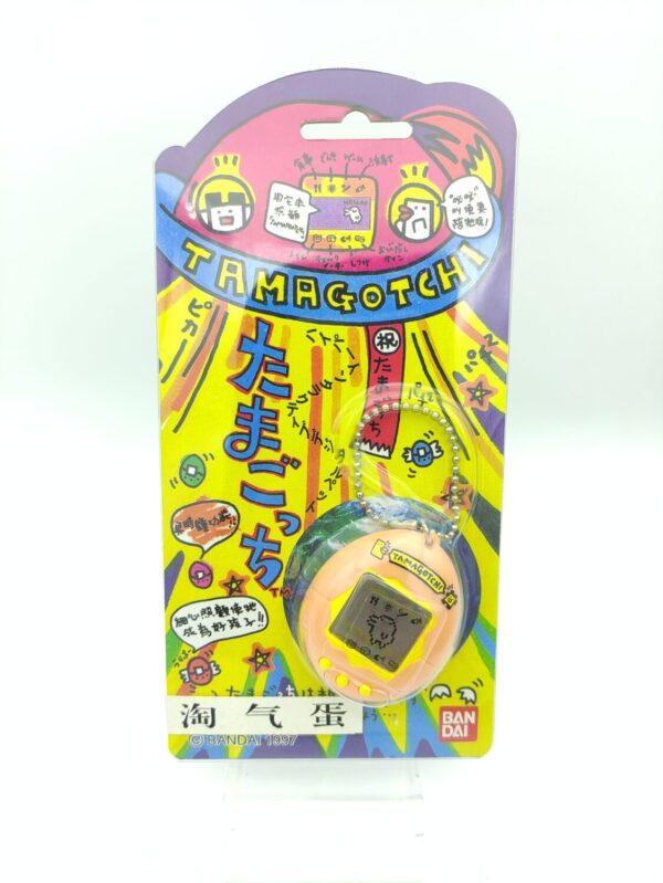 Tamagotchi Original P1/P2 Orange w/ yellow Bandai 1997 English Boutique-Tamagotchis