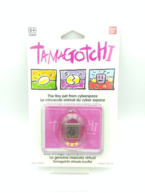 Tamagotchi Original P1/P2 Clear pink Bandai 1997 English Boutique-Tamagotchis