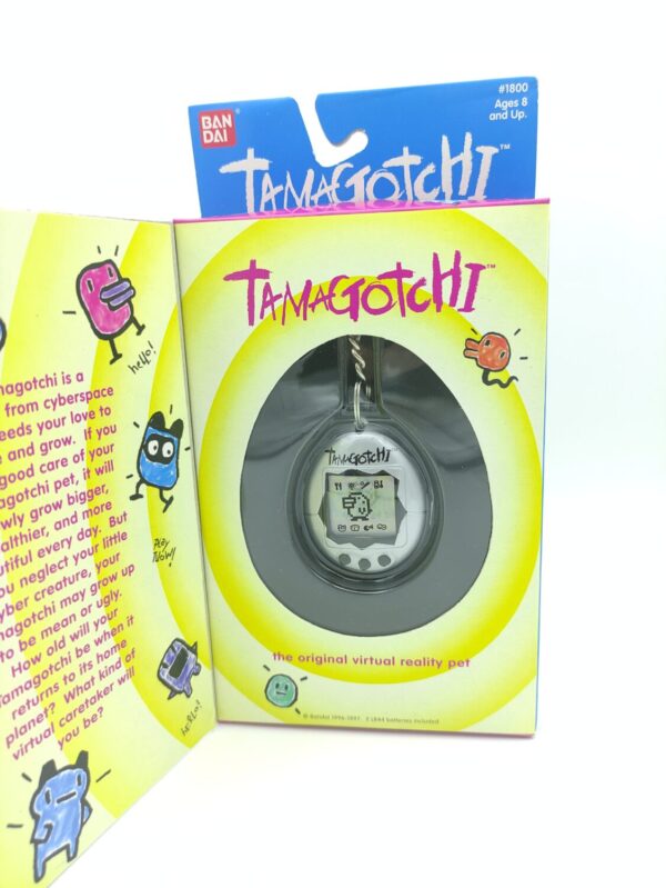 Tamagotchi Original P1/P2 Silver w/ black Bandai Boutique-Tamagotchis