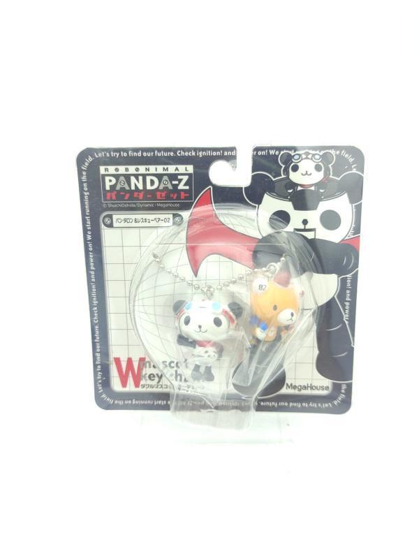 Lot 2 Panda-Z THE ROBONIMATION Keychain Porte clé Rabina Rabinna Boutique-Tamagotchis