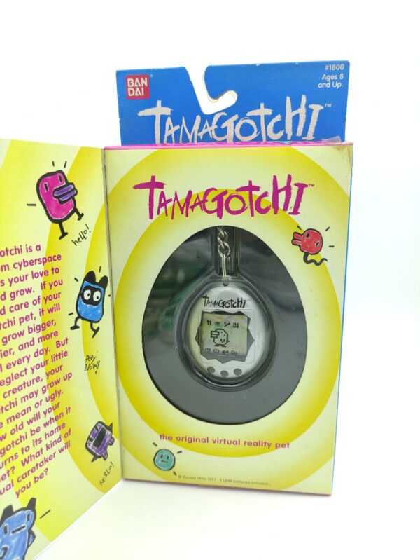 Tamagotchi Original P1/P2 Silver w/ black Bandai Boutique-Tamagotchis