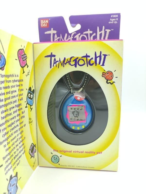 Tamagotchi Original P1/P2 blue w/ pink Bandai 1997 English Buy-Tamagotchis 2