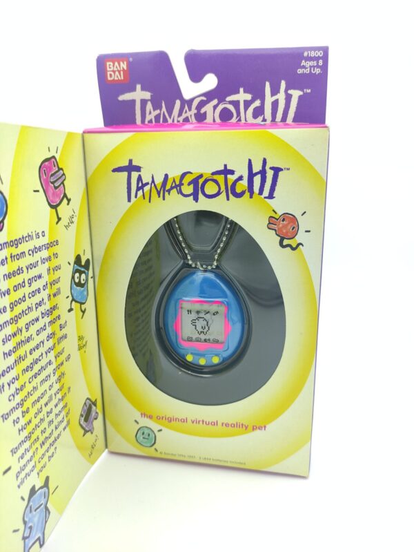 Tamagotchi Original P1/P2 blue w/ pink Bandai 1997 English Boutique-Tamagotchis