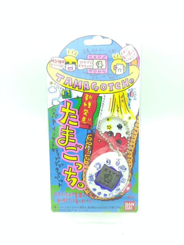 Tamagotchi Original P1/P2  White w/ blue Bandai 1997 Buy-Tamagotchis 2