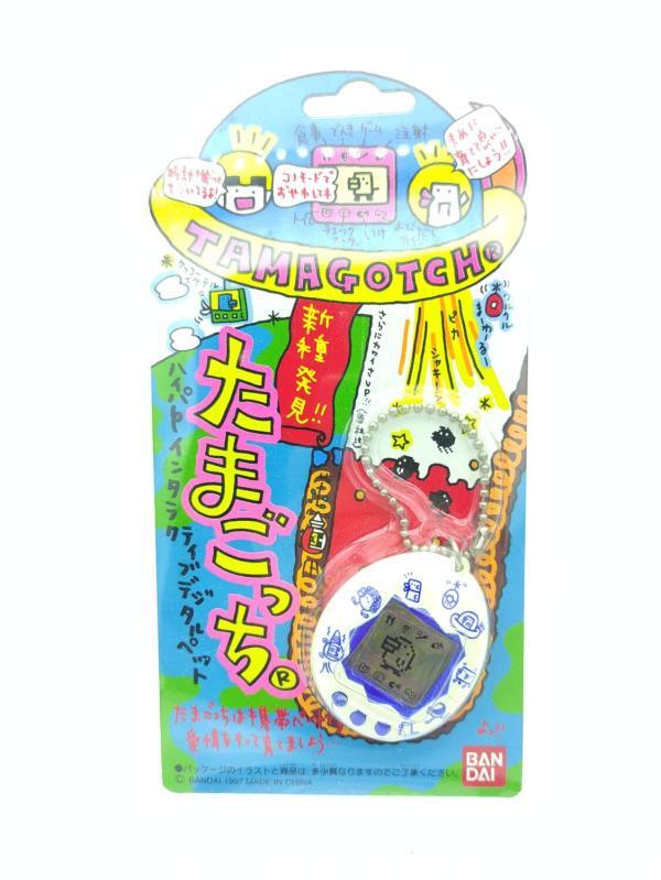 Tamagotchi Original P1/P2  White w/ blue Bandai 1997 Buy-Tamagotchis 2