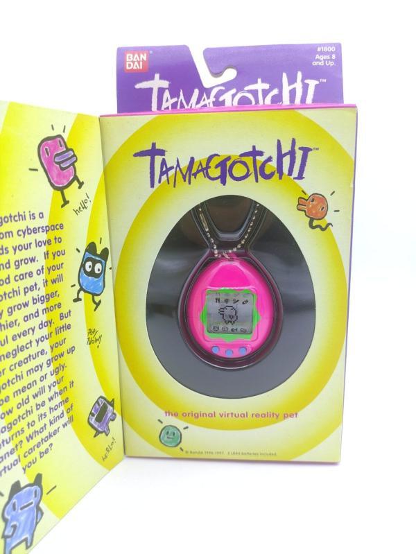 Tamagotchi Original P1/P2 pink w/ green Bandai 1997 English Buy-Tamagotchis 2