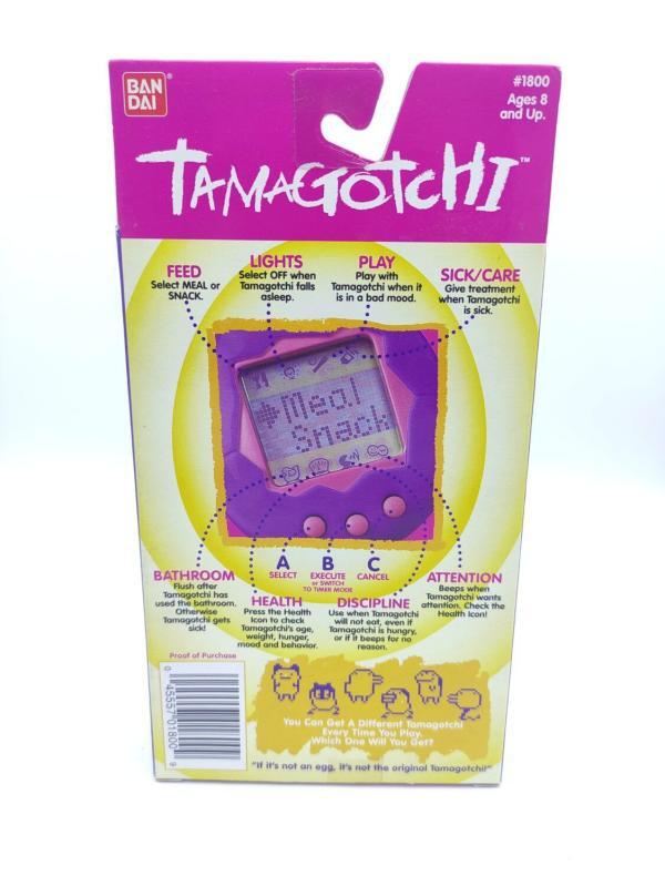 Tamagotchi Original P1/P2 blue w/ pink Bandai 1997 English Buy-Tamagotchis 3