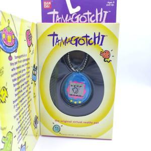 Tamagotchi Original P1/P2 blue w/ pink Bandai 1997 English Buy-Tamagotchis