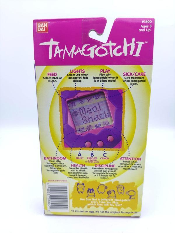 Tamagotchi Original P1/P2 orange w/ yellow Bandai 1997 English Buy-Tamagotchis 4