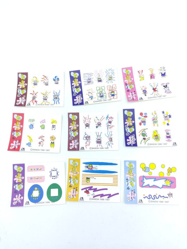 Stickers Bandai Goodies Tamagotchi 9 sheets Boutique-Tamagotchis
