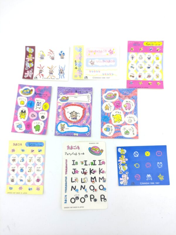 Stickers Bandai Goodies Tamagotchi 9 sheets Boutique-Tamagotchis