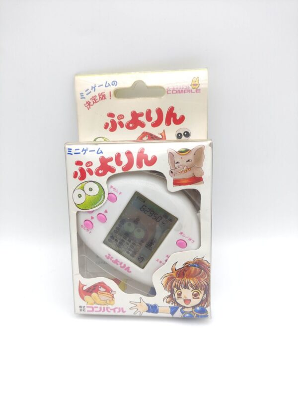 COMPILE LCD game PUYORIN mini PUYO PUYO Virtual pet white Boutique-Tamagotchis