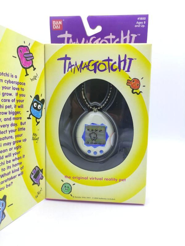 Tamagotchi Original P1/P2 White w/ blue Original Bandai 1997 Buy-Tamagotchis 2