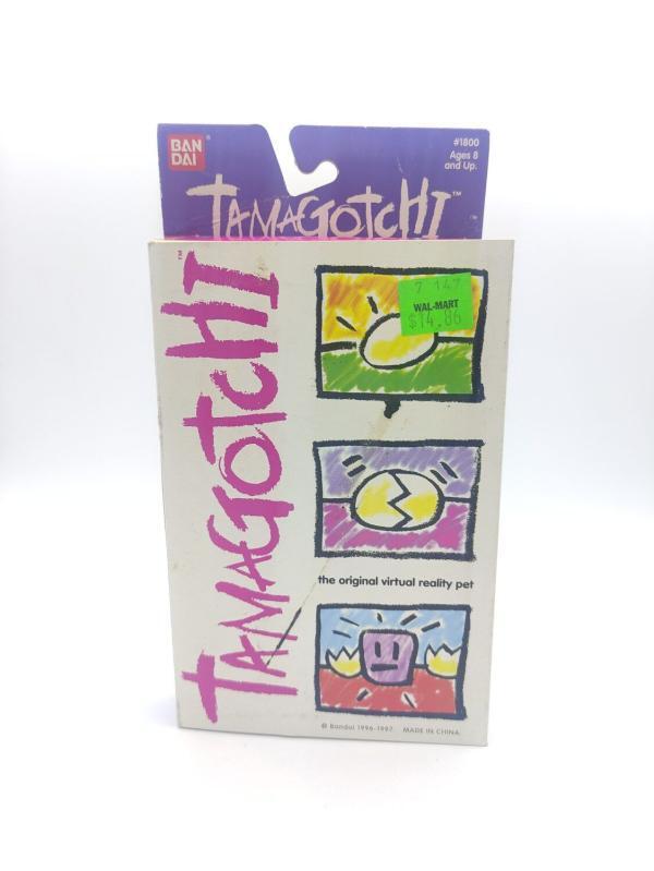 Tamagotchi Original P1/P2 green w/ yellow Bandai 1997 English Buy-Tamagotchis 3