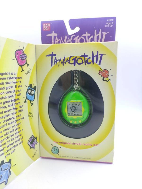 Tamagotchi Original P1/P2 green w/ yellow Bandai 1997 English Buy-Tamagotchis 2