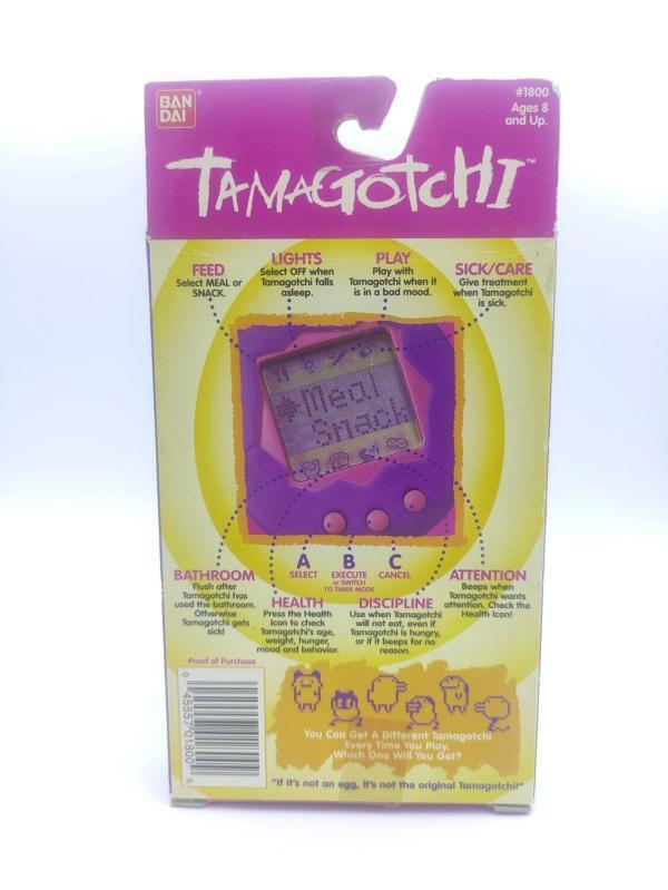Tamagotchi Original P1/P2 white w/ blue Bandai 1997 English Buy-Tamagotchis 4