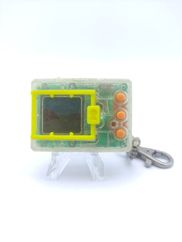Digimon Digivice Digital Monster Ver 2 Clear white w/ yellow Bandai Boutique-Tamagotchis