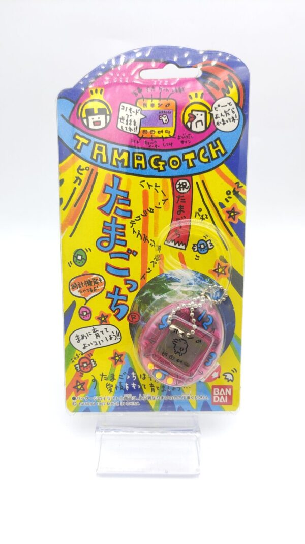 Tamagotchi Original P1/P2 Clear pink w/ blue Bandai 1997 japan Boutique-Tamagotchis