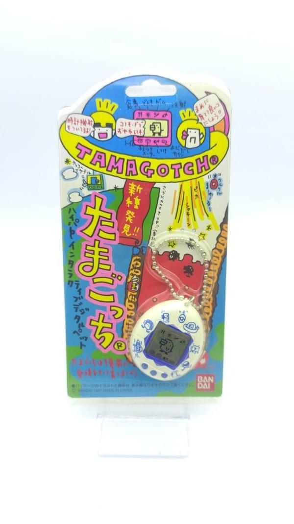 Tamagotchi Original P1/P2  White w/ blue Bandai 1997 Buy-Tamagotchis 2