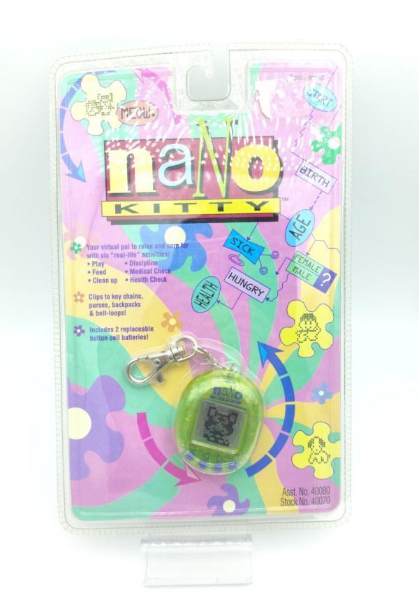 Nano Kitty 1997 Vintage Virtual Pet Clear green Buy-Tamagotchis 2