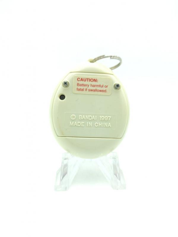Tamagotchi Original P1/P2 white w/ pink spirals Bandai 1997 English Buy-Tamagotchis 3