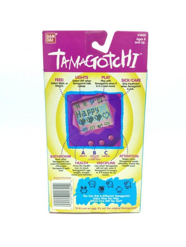 Tamagotchi Original P1/P2 Black w/ yellow Tiger Bandai 1997 English Buy-Tamagotchis 3 Tamagotchi Original P1/P2 Black w/ yellow Tiger Bandai 1997 English Buy-Tamagotchis 3