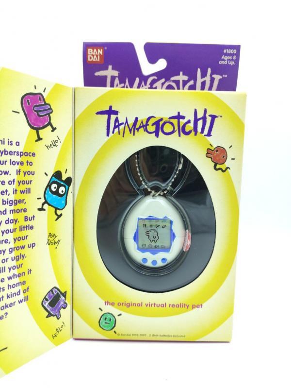 Tamagotchi Original P1/P2 White w/ blue Original Bandai 1997 Buy-Tamagotchis 2