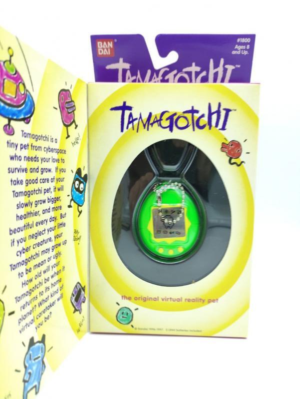 Tamagotchi Original P1/P2 Green w/ yellow Original Bandai 1997 Buy-Tamagotchis 2