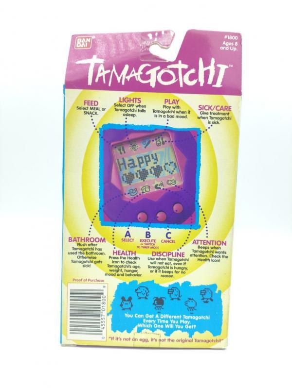 Tamagotchi Original P1/P2 green camo Bandai 1997 English Buy-Tamagotchis 6